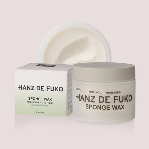 SPONGE WAX: Hair Styler - Medium Hold, Matte Finish